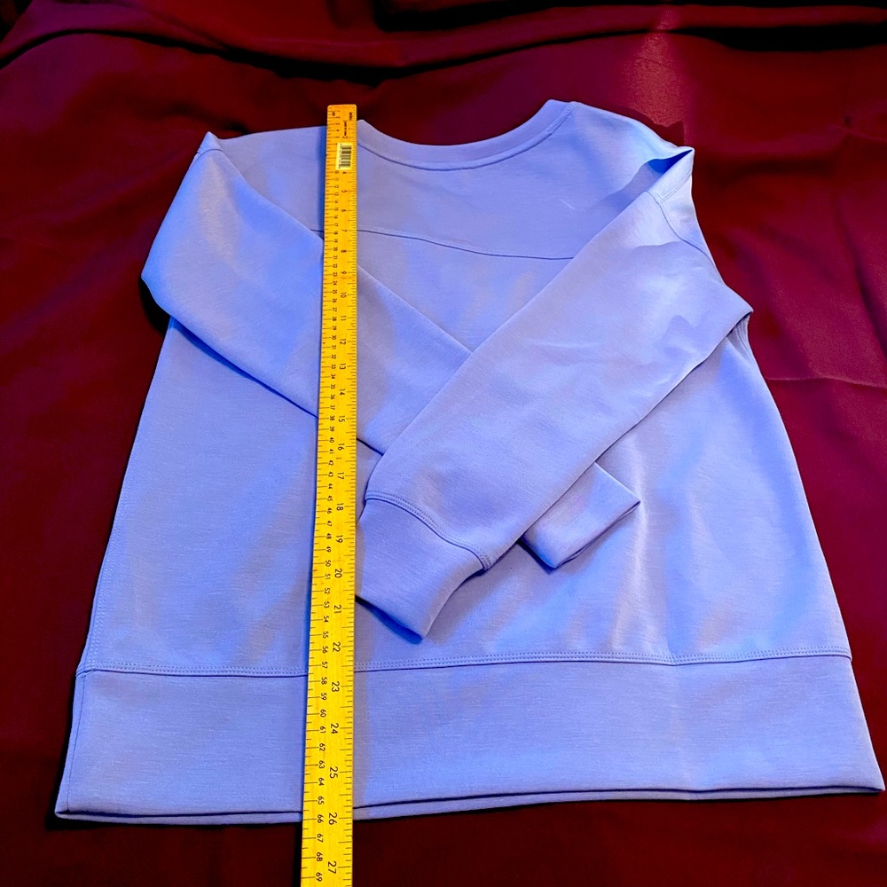Lavender sweat shirt